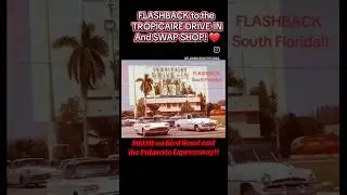 The TROPICAIRE DRIVE-IN and Swap Shop on Bird Road and the Palmetto Across From Tropical Park #miami