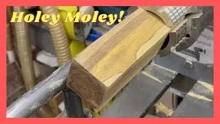 Woodturning. Holey Moley! #carbide chisels