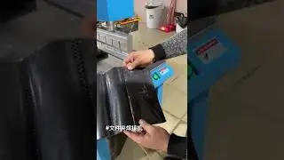 Office plastic folder ultrasonic welding machine，Observe folder around you is sealed by this process