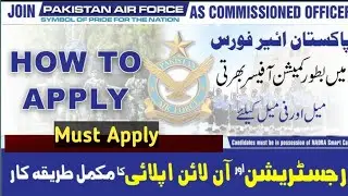 Join PAF as Commissioned Officer | Complete How to Apply Guide 2025