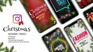 Christmas Instagram Stories - After Effects Template