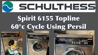 Schulthess Spirit 6155 Topline Commercial Washing Machine 60&deg;c Cycle @TheLaundryCentre