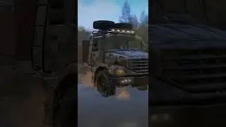 Snowrunner Mercedes Zetros #mercedes #snowrunner #truck #mud #offroad #water #ai #klingai #nintendo