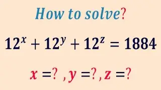 A awesome  Math Olympiad|A Nice exponential Problem|80% Failed to Solve!!!