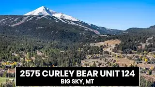 Fully Furnished Big Sky Condo Tour with Lone Peak Views | 2575 Curley Bear #124, Big Sky MT 59716