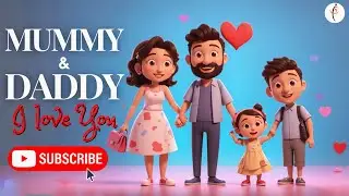 Mummy and Daddy, I Love You | Animated Rhymes A | Editone International