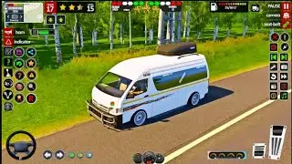 Us van simulator offline game|| City van driving simulator games 3d 2025