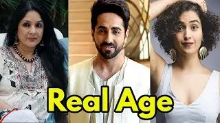 Badhaai Ho Movie Actors Age | Ayushmann Khurrana, Sanya Malhotra