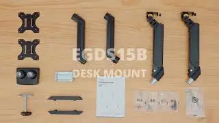 How to install the EGDS15B Dual Monitor Mount?