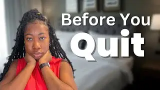 Quit Your Job Without Going Broke | Advise on Financial Planning