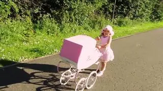 SILVERCROSS PINK PRAM