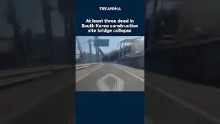 Under Construction Bridge Collapses Killing at Least Three #trtafrika #india #fyp