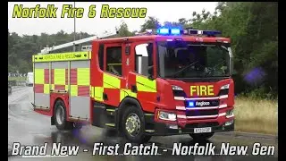 *FIRST CATCH* Brand New Norfolk Fire & Rescue New Generation Scania Responding.