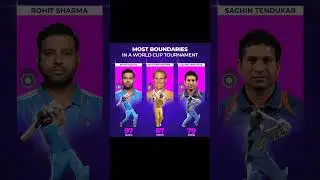 Most Boundaries in a world cup #cricket #youtubeshorts #viralshort #shortsfeed