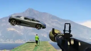 GTA V ONLINE - RPG VS FLYING CARS - تفركيع نايض