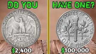 1980-D Roosevelt Dime & 1969 Quarters:  Rare Coin Errors That Can Make You Rich!