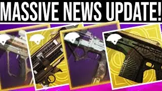 Destiny 2 Shadowkeep. MASSIVE NEWS UPDATE!! EXOTICS GALORE!