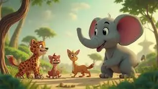 Песенка про сафари с алфавитом 🦁🐒🐘 | Изучаем алфавит с дикими животными для детей!