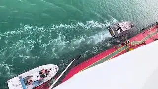 Mooring Boats Lowering Operation