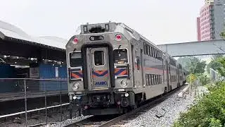 MARC: MPI MP36PH-3C #18 (w/ MARC-IIA and MARC-IV Coaches) on the Brunswick Line at Silver Spring
