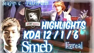 ROX Smeb EZREAL vs CAITLYN ADC Highlights - Patch 6.21 KR Ranked