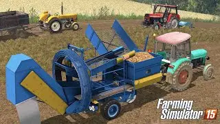 😍WYKOPKI ZIEMNIAKÓW NA POLSKIEJ WSI JAK DAWNIEJ 😍 PODKARPACIE V2 🚜FARMING SIMULATOR 15 🚜 FS 15