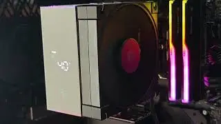 Демонстрация работы подсветки и дисплея кулера DEEPCOOL AK500S DIGITAL SE