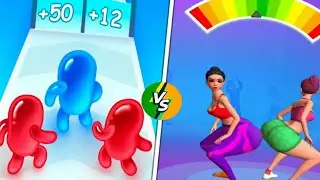 ✅Join Blob Clash 3d 🆚 Twerk Race  IOS Walkthrough Gameplay