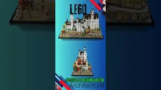CASTELLO di NEUSCHWANSTEIN architecture set lego 21063 new estate 2025 #shorts #lego