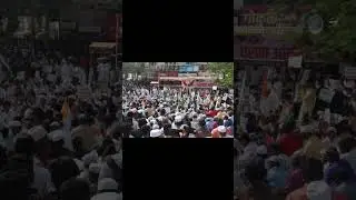 Protest at Latur Against Israel For Genocide of innocent Palestinian