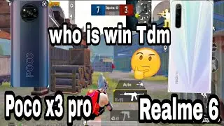 POCO X3 PRO VS REALME 6 PUBG MOBILE GAMING COMPARISON | TDm room game | who is win | pubg mobile