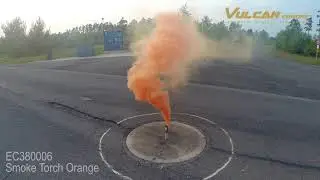 Raucht&ouml;pfe Smoke Torch Orange  BADKO www.Vulcanfeuerwerk.com