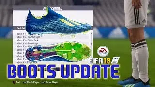 FIFA 18 ALL BOOTS FEATURING ADIDAS ENERGY MODE & NIKE JUST DO IT