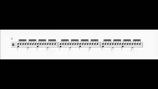 Single Stroke Warm up Ex1 (90bpm)