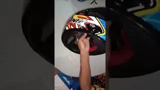 HOW TO REMOVE  FOAM OF NHK HELMET🤔 #basic #shorts #nhkhelmet #remove