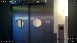 Other Video Backlog Thyssen Modernises(Hissgruppen C Elevator At Soderhallarna,Stockhom Part 10