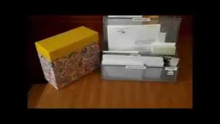 Organized Office- Envelopes, Stamps and Pen Station for the Family