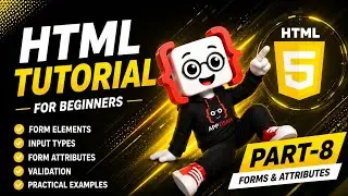 HTML Tutorial part-8 | forms and attributes #htmltutorial 