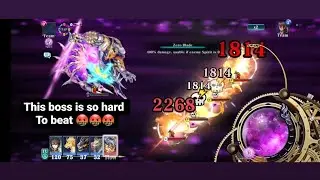 Evertale story mode Final boss battle gameplay #evertale #boss #difficult