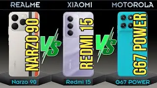 Realme Narzo 90 против Redmi 15 против Moto G67 Power 5G | Посмотрите видео перед покупкой по цен...