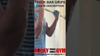 THICK BAR GRIPS (FAT GRIP) - Gain big forearm and Bicep (Link:  