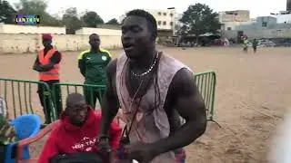 Entrée des lutteurs birame mbissine pape MARONE sencoumpa au terrain galgui le 15 janvier 2022