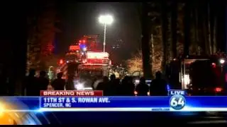 WSOC News on WAXN 1-18-2013 -- Spencer traffic accident, 4 fatalities