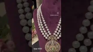#pearls#raniharam#victorian#pendent#order#whatsapp#9652525864