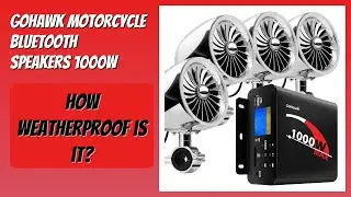 REVIEW (2026): GoHawk Motorcycle Bluetooth Speakers 1000W. Features