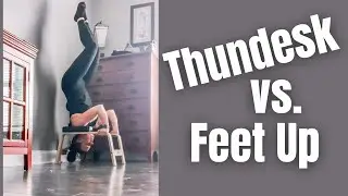 Стойки на голове: легко! Тренажер FeetUp Trainer против Thundesk