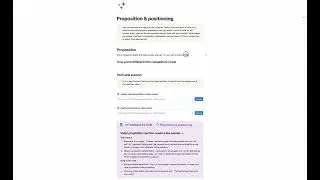 AI lean canvas Notion Template - gives instant feedback!