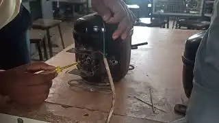 without relay Compressor start #airconditioner #hvac #compressor #iti #refrigerator #rac #dvet