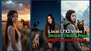 LTX2 For Shorts Tiktok Reels with Custom Audio Lipsync