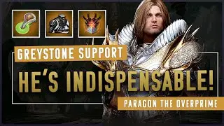 Greystone In DUO LANE?! | Greystone Support (Paragon The Overprime Gameplay)